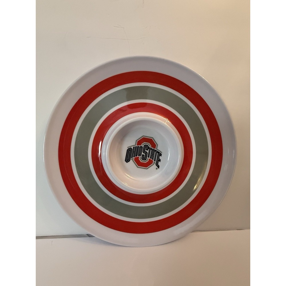 Ohio State‎ Buckeyes chip and dip tray